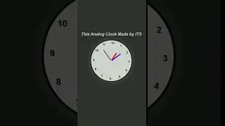 Analog Clock By Inventive Technical Support || ITS || its || #analogclock #html5 #css #javascript