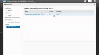SAP BPC 10.1 'unified' live demo: Chapter 06 - Auditing