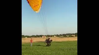 Первый полёт на тандеме для пилота и для пассажира 🐥🐥💪💪🥳 (в описании)