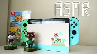 ASMR Animal Crossing New Horizons Switch Unboxing - (Whispering, Packaging Sounds)