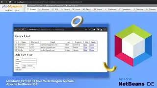 Membuat JSP CRUD Java Web Dengan Aplikasi Apache NetBeans IDE