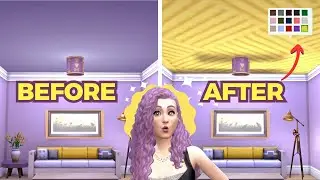 🌈Fixing Ceiling✨ Sims 4 || NoCC