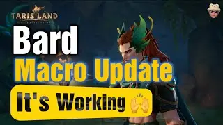 Tarisland Bard Rapid Burst Macro Update - Finally It's Working 🙌 With Some Manual Clicking 😅