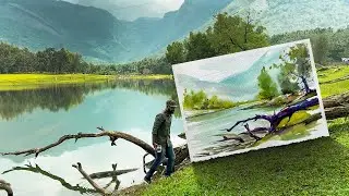 Ooty of Malabar I മലബാറുകാരുടെ ഊട്ടി I Plein air drawing at kariyathumpara #painting #kozhikode