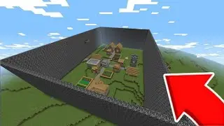 КТО ЗАКРЫЛ НАШУ ДЕРЕВНЮ В КУБ ИЗ БЕДРОКА В МАЙНКРАФТ | ФОЛЗИ МАЙНКРАФТ