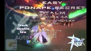 Dark Convert+ Unli lex Saint for Ponape Secret Realm Build - Ragnarok Mobile Eternal Love