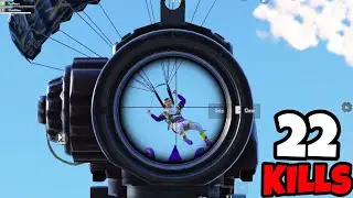 He Will Report Me For Killing Him Mid-Air in BGMI • (22 KILLS) • BGMI Gameplay