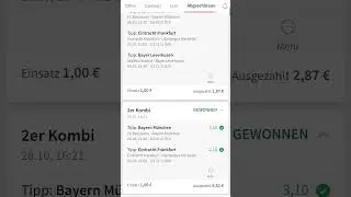 Tipico Kombi Champions League Wetten gewonnen