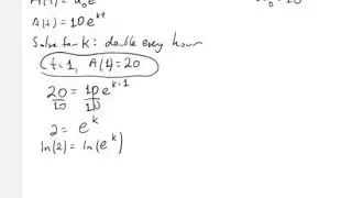 Section 6.7 (part 2) - Example 1 of exponential growth/decay