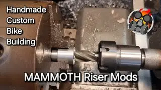 Friday Quickie! Mammoth Riser Mods, Handmade Custom Bike Building #handmade ##chopper #engineering
