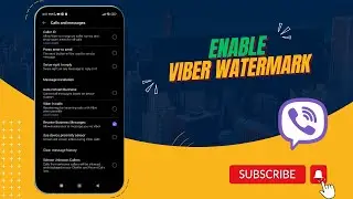 Enable Viber Watermark On Viber. |Technologyglance