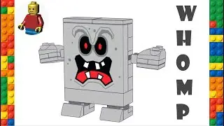 LEGO WHOMP 3D BUILD LEGO INSTRUCTIONS ANIMATION (Whomp’s Lava Trouble Expansion Set 71364)