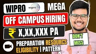 FINALLY Wipro Mega Hiring for Freshers| Biggest Mass Hiring | Apply Now🔥
