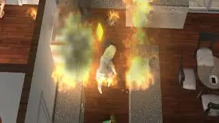 Sims 2 Fire