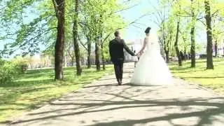 ролик свадебная прогулка Рустама и Юлии