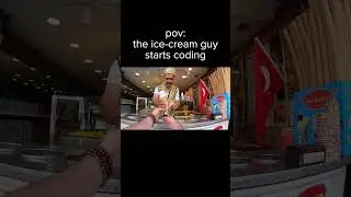 POV: the ice cream guy starts coding #shorts