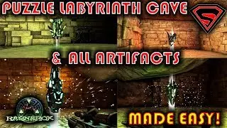 RAGNAROK PUZZLE LABYRINTH CAVE ALL ARTIFACTS & HOW TO GET THEM - PUZZLE LABYRINTH CAVE WALKTHROUGH