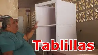 Como Hacer Un Gabinete de Piso en Modulos Paso a Paso  Parte 4 (tablillas)