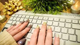 ASMR Satisfying Keyboard Typing For Sleep | Relaxing, Cozy, No Talking