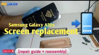 Samsung Galaxy A30s Screen Replacement | How To Mobile Display Replacement ZaheAhmed | Samsung S24 #