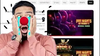 התגובה שלי לטריילר החדש של חמישה לילות אצל פרדי הסרט.