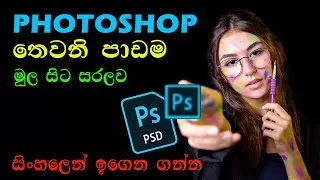 Photoshop Beginner Course | Part  03 | In Sinhala | Photo Editing | Photoshop Tutorial For Beginner