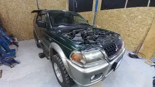 Montero Sport обслуживание и диагностика двигателя