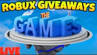 🔴ROBLOX THE GAMES w/VIEWERS💸LIVE ROBUX GIVEAWAYS💸