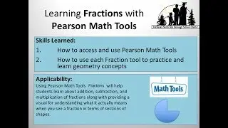 Learning Fractions with Pearson Math Tools