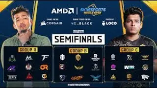 AMD Skyesports Mobile Open Powered By Loco | Semi Finals ...