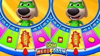 TALKING BEN SPIN GET MORE JACKPOTS | TALKING TOM HERO DASH