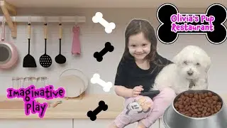 Cheesy Treats and Wagging Tails: Sammy's Rise to Pup-ularity at Olivia's Play Restaurant! #kidsvideo