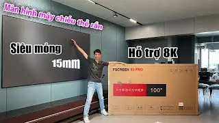 Đánh giá màn hình máy chiếu thể rắn FSCREEN S3 Pro: nên chọn Tivi hay máy chiếu