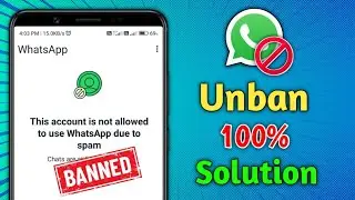 WhatsApp unbanned kaise kare | how to unbanned whatsApp number