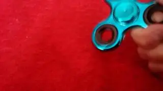 Обзор на классный спиннер цвета голубой волны