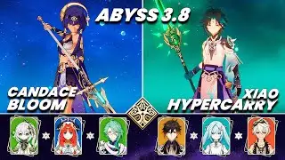Spiral Abyss 3.8 | C5 CANDACE Bloom & C0 XIAO Hypercarry | Floor 12 9 Stars | Genshin Impact