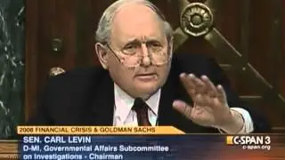 Sen. Levin vs Goldman Sachs Exec On 
