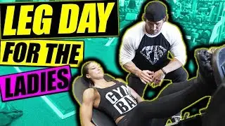 Leg Workout 4 The Ladies ✅ | Mike O'Hearn Trains Karina Elle