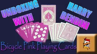 UNBOXING Bicycle Pink Playing Cards