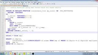 SIL_HINDI ORACLE FUNCTION WITH REF CURSOR