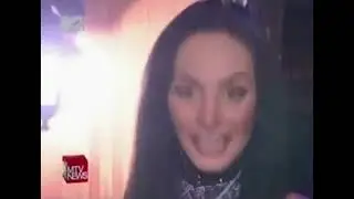 Алёна Пискун на NewsБлок MTV - FREAK STARS PARTY! Выпуск от 16.03.2012