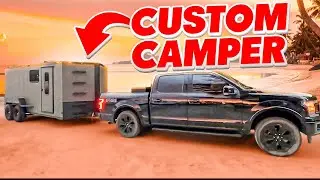 Taking the Cargo Trailer Camper Conversion Overlander Camping to Ft Myers Beach