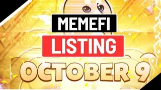Memefi Listing Date Announced 🔥🚀
