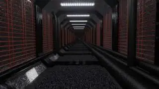 Walk Through SciFi Tunnel - Blender Animation