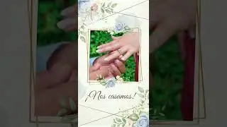 LA MEJOR VIDEO INVITACIÓN DE BODA DIGITAL 2025 CON SOBRE Y FLORES BABY BLUE - WEDDING INVITATION
