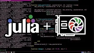 Introduction to kernel (GPU) programming in Julia with an NBody simulation