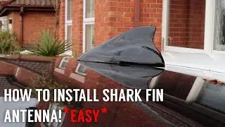 HOW TO INSTALL SHARK FIN ANTENNA TO ANY CAR! *EASY!