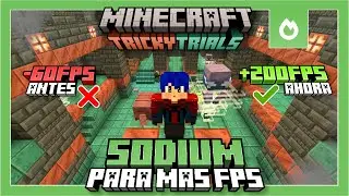 El MEJOR MOD para +FPS de MINECRAFT 1.21! (SODIUM MOD) TUTORIAL NO PREMIUM y PREMIUM
