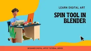 ֍ Blender 3D Animating Tutorial for Engineers in Hindi: Spin Tool in Blender֍