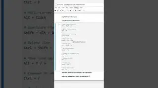 Top 10 VS Code Shortcuts Every Programmer Must Know 🚀 